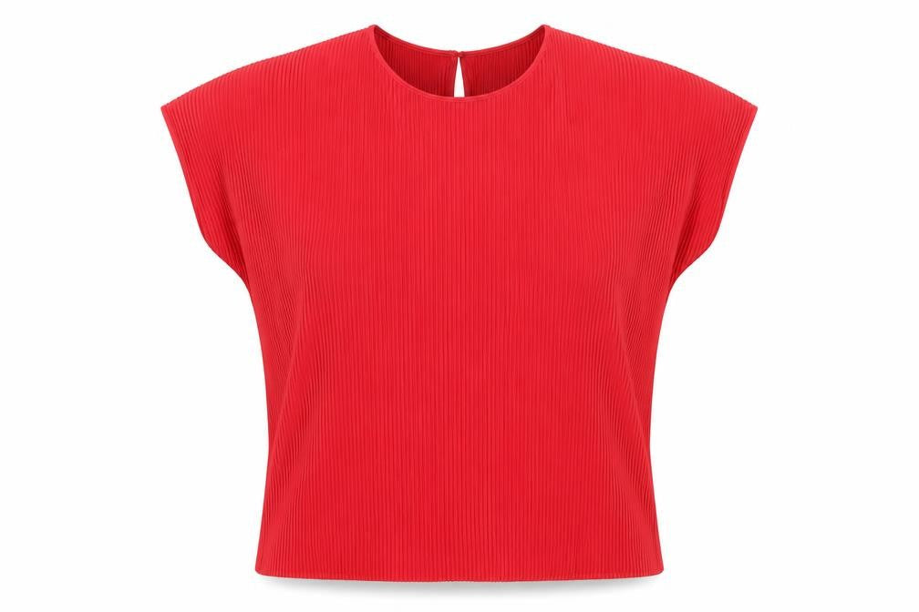 Womens UK Size 12 Marks and Spencer Red  Blouse