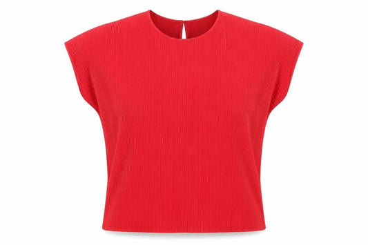 Womens UK Size 12 Marks and Spencer Red  Blouse