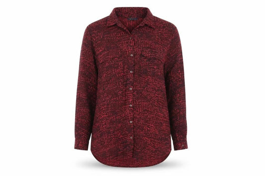 Womens UK Size 12 Marks and Spencer Red  Button-Up