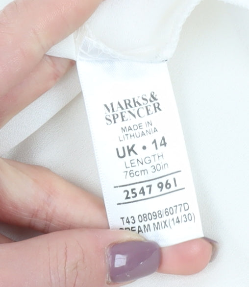 Marks and Spencer Floral Fit & Flare Dress - Size 14