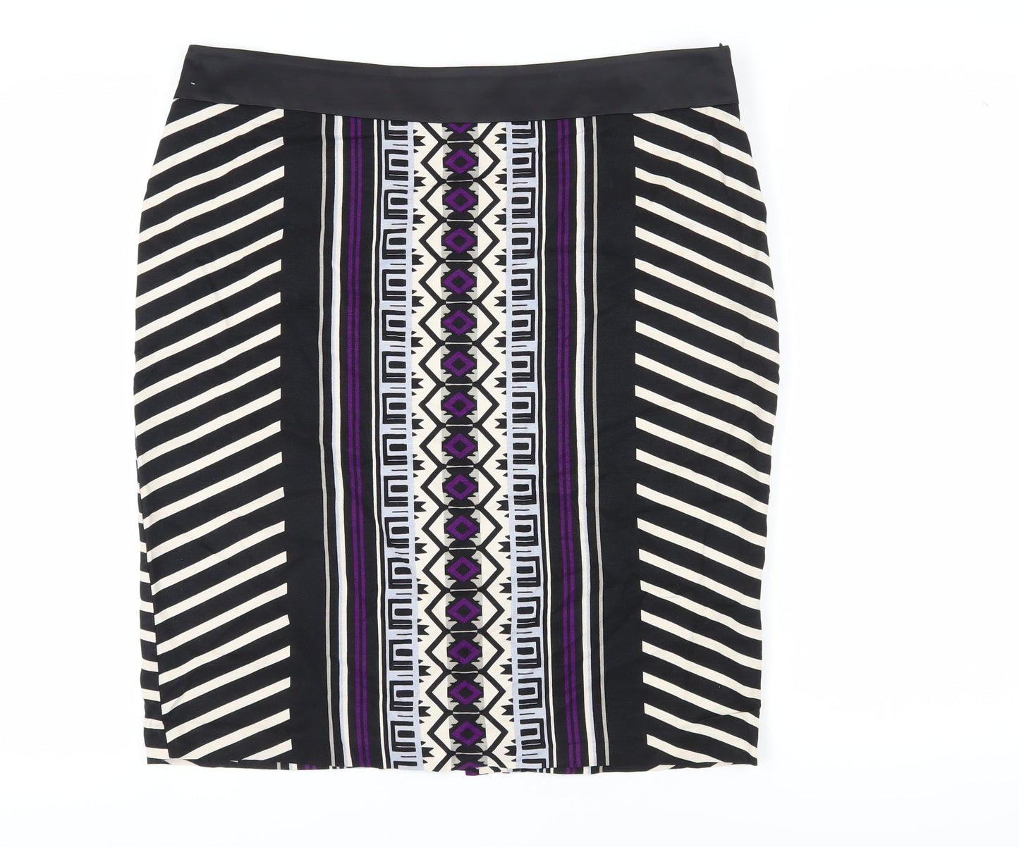 Marks & Spencer Women's Multicoloured Pencil Skirt Size 16