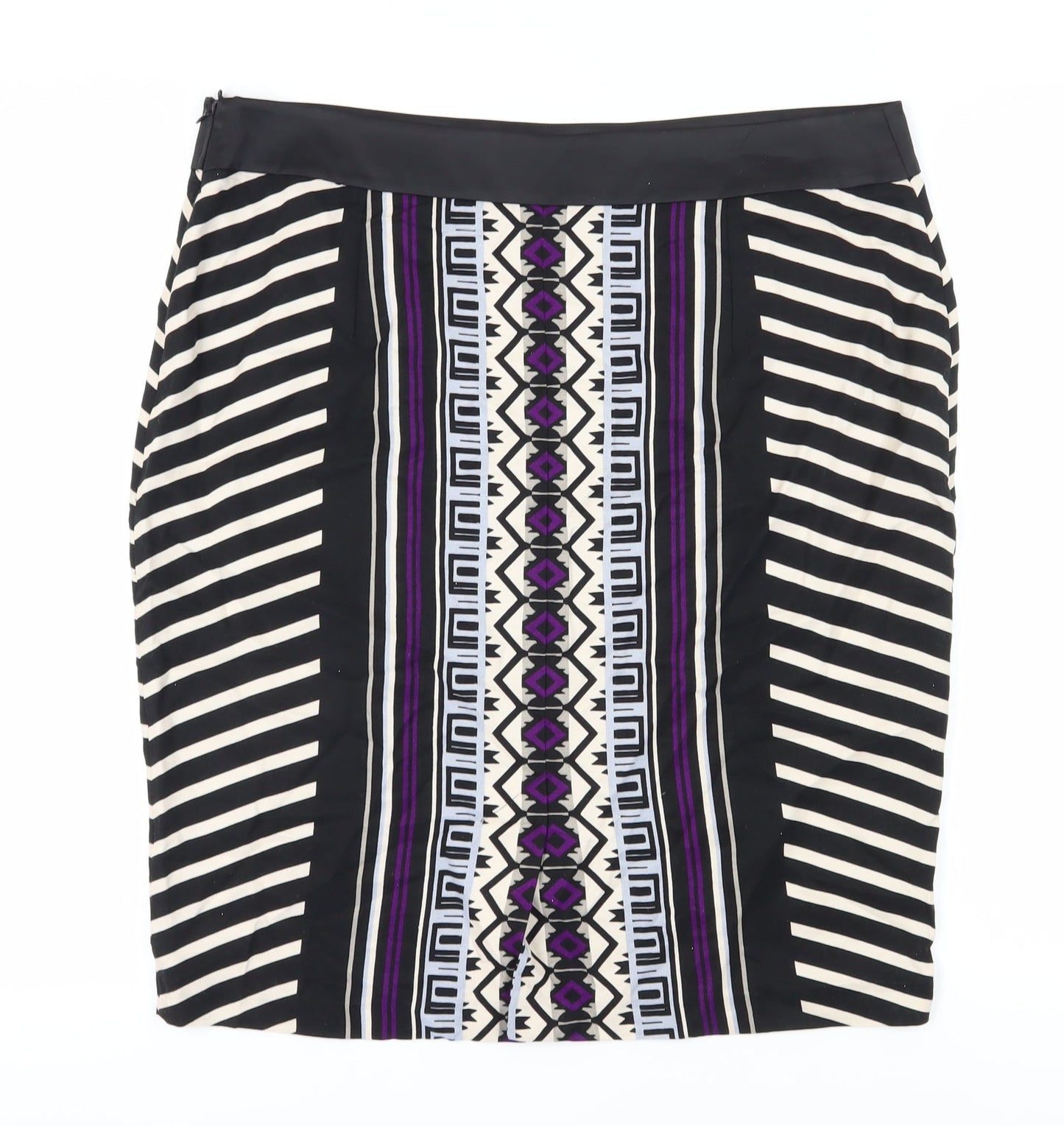 Marks & Spencer Women's Multicoloured Pencil Skirt Size 16