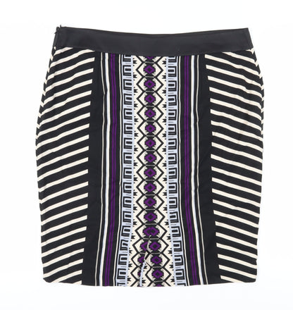 Marks & Spencer Women's Multicoloured Pencil Skirt Size 16