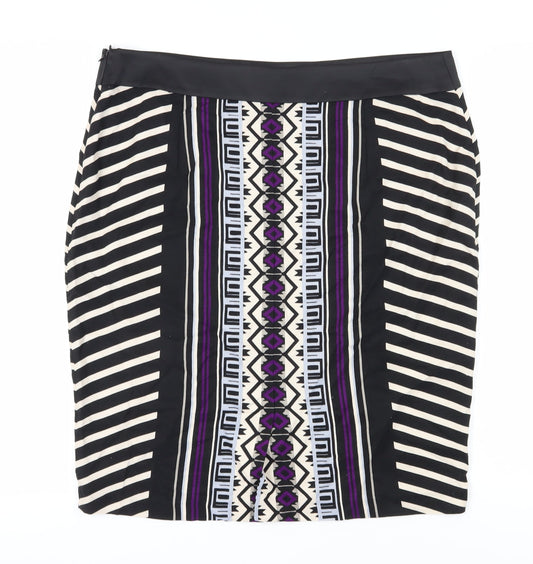 Marks & Spencer Women's Multicoloured Pencil Skirt Size 16