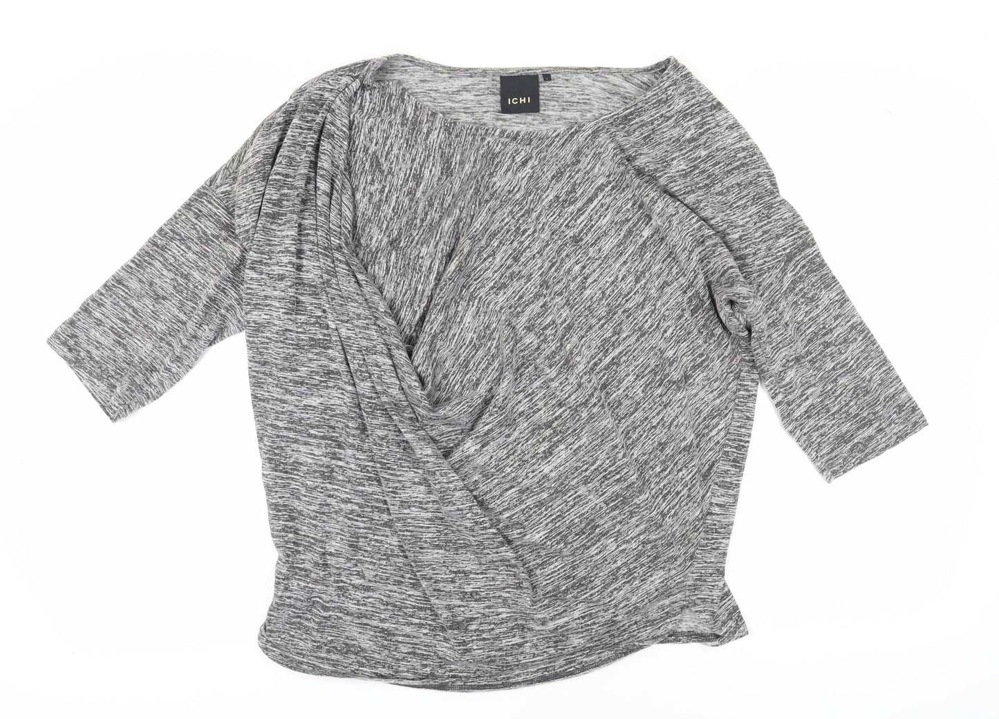 Womens UK Size L ICHI Grey  T-Shirt