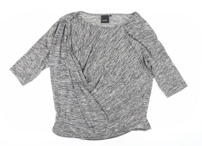 Womens UK Size L ICHI Grey  T-Shirt