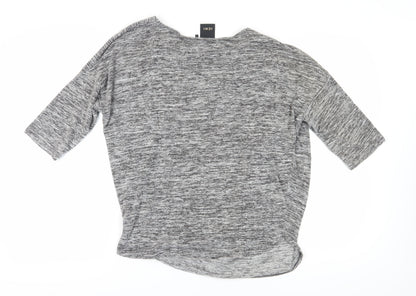 Womens UK Size L ICHI Grey  T-Shirt