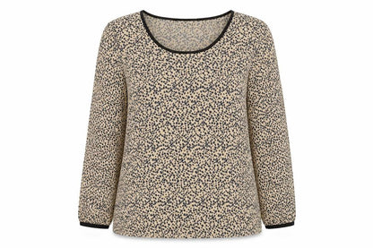 Womens UK Size 14 La Redoute Beige Basic Blouse