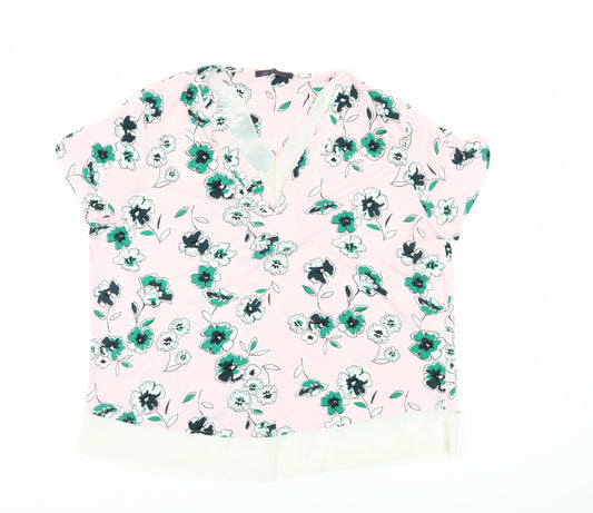 Womens UK Size XS Marks and Spencer Pink  Blouse