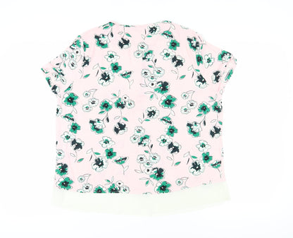 Womens UK Size XS Marks and Spencer Pink  Blouse