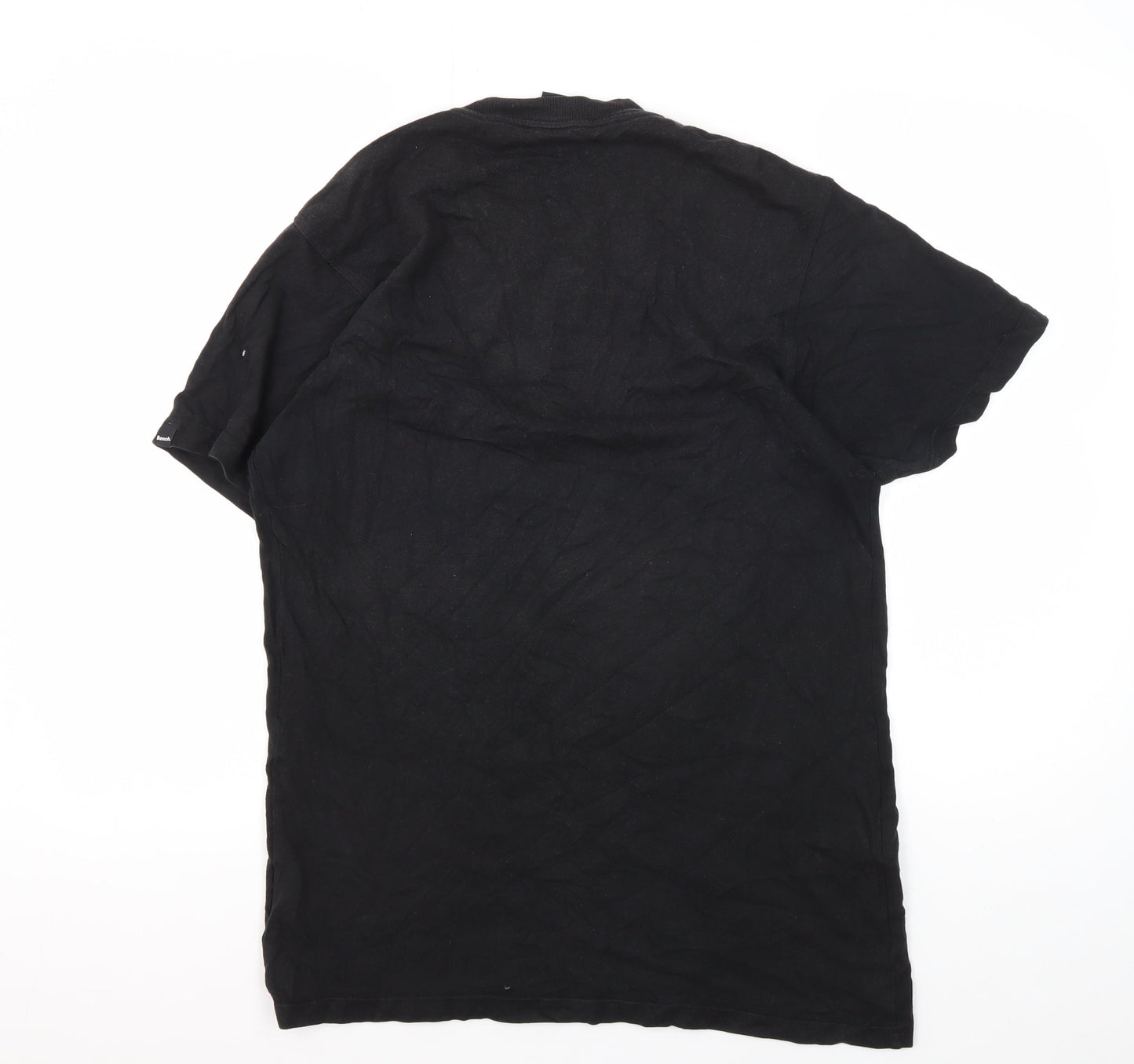 Mens UK Size S Bench Black  T-Shirt
