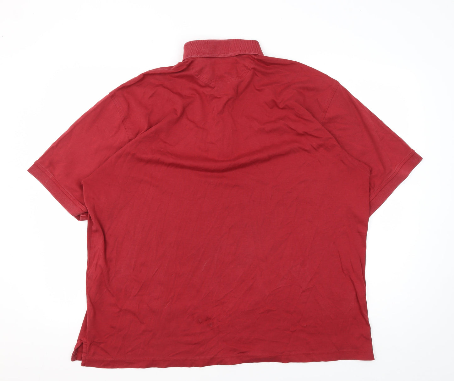 Hathaway Men's Red XL Cotton Polo Shirt