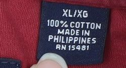 Hathaway Men's Red XL Cotton Polo Shirt