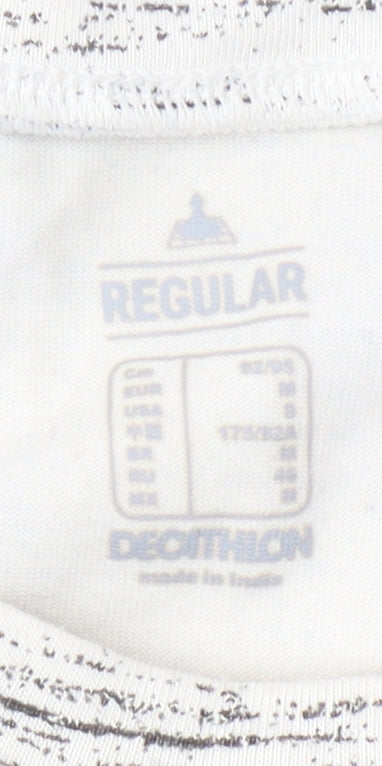 Decathlon Men's Grey M T-Shirt Regular Fit