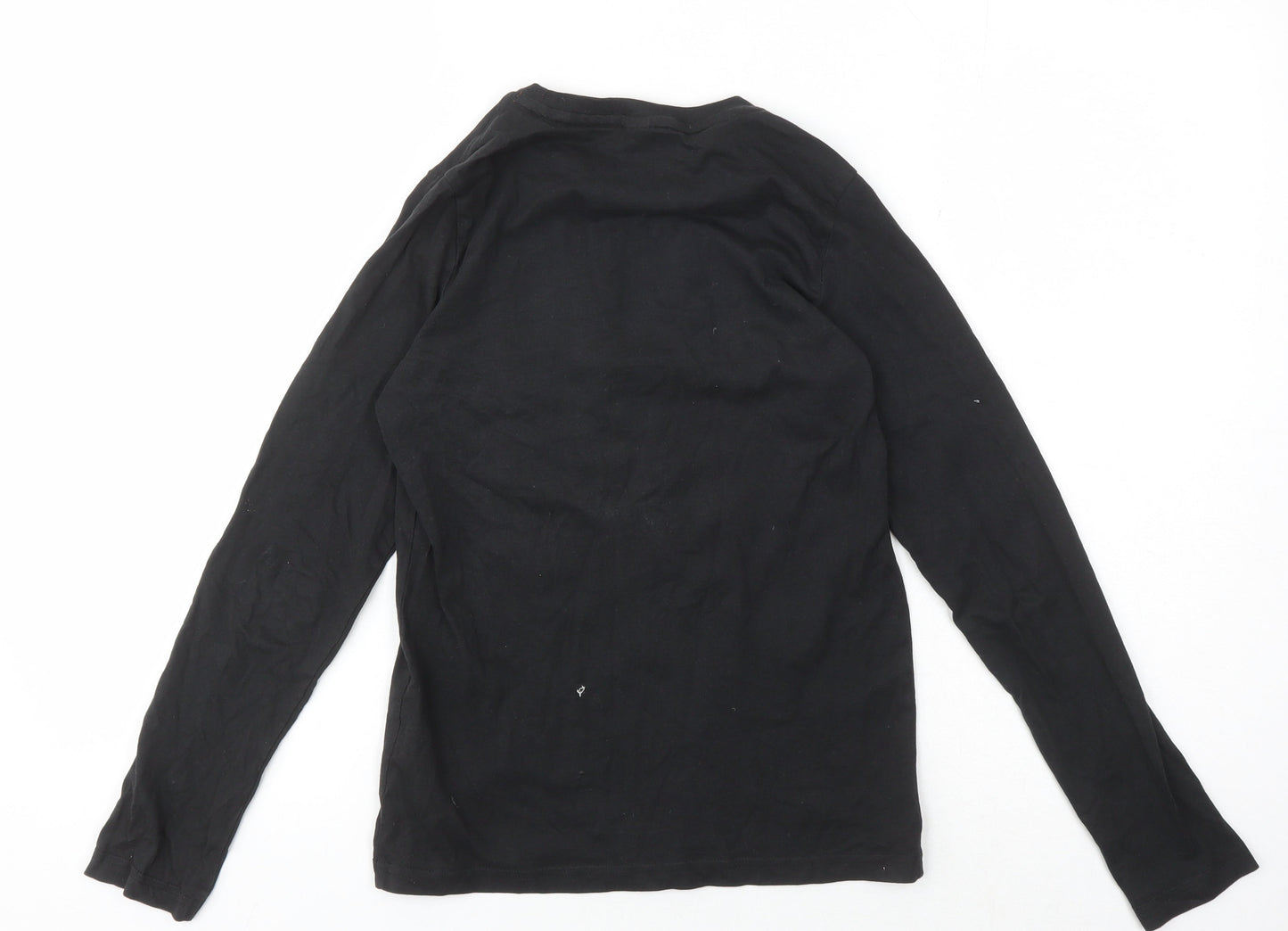 Boys Black Gamer Long Sleeve Jersey T-Shirt Size1 1-12 Years