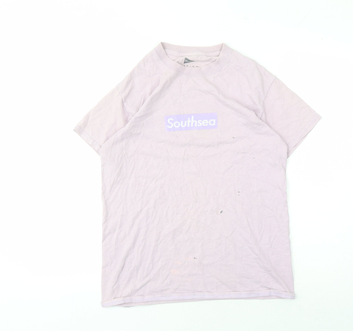 Bored Unisex Pink T-Shirt, Medium Crew Neck Casual