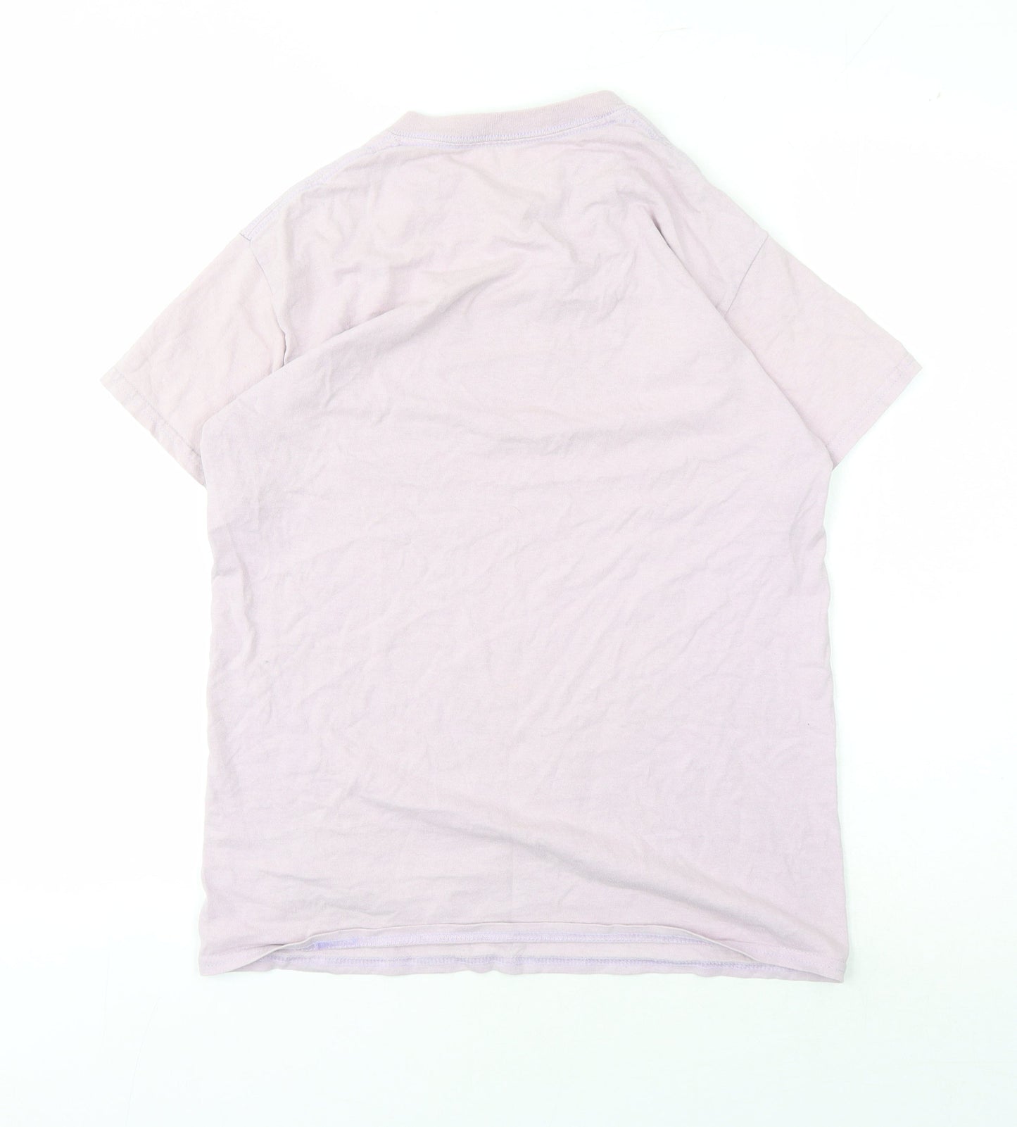 Bored Unisex Pink T-Shirt, Medium Crew Neck Casual