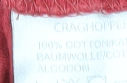 Craghoppers Red Women's T-Shirt Size 16 Casual