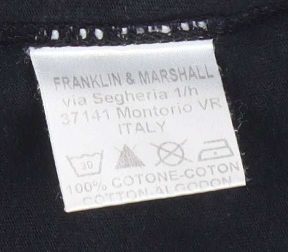 Franklin & Marshall Men's Black Large Sports T-Shirt