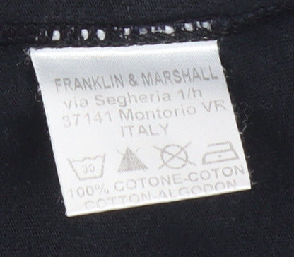 Franklin & Marshall Men's Black Large Sports T-Shirt