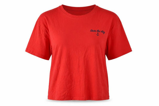 Womens UK Size S Only Red  T-Shirt