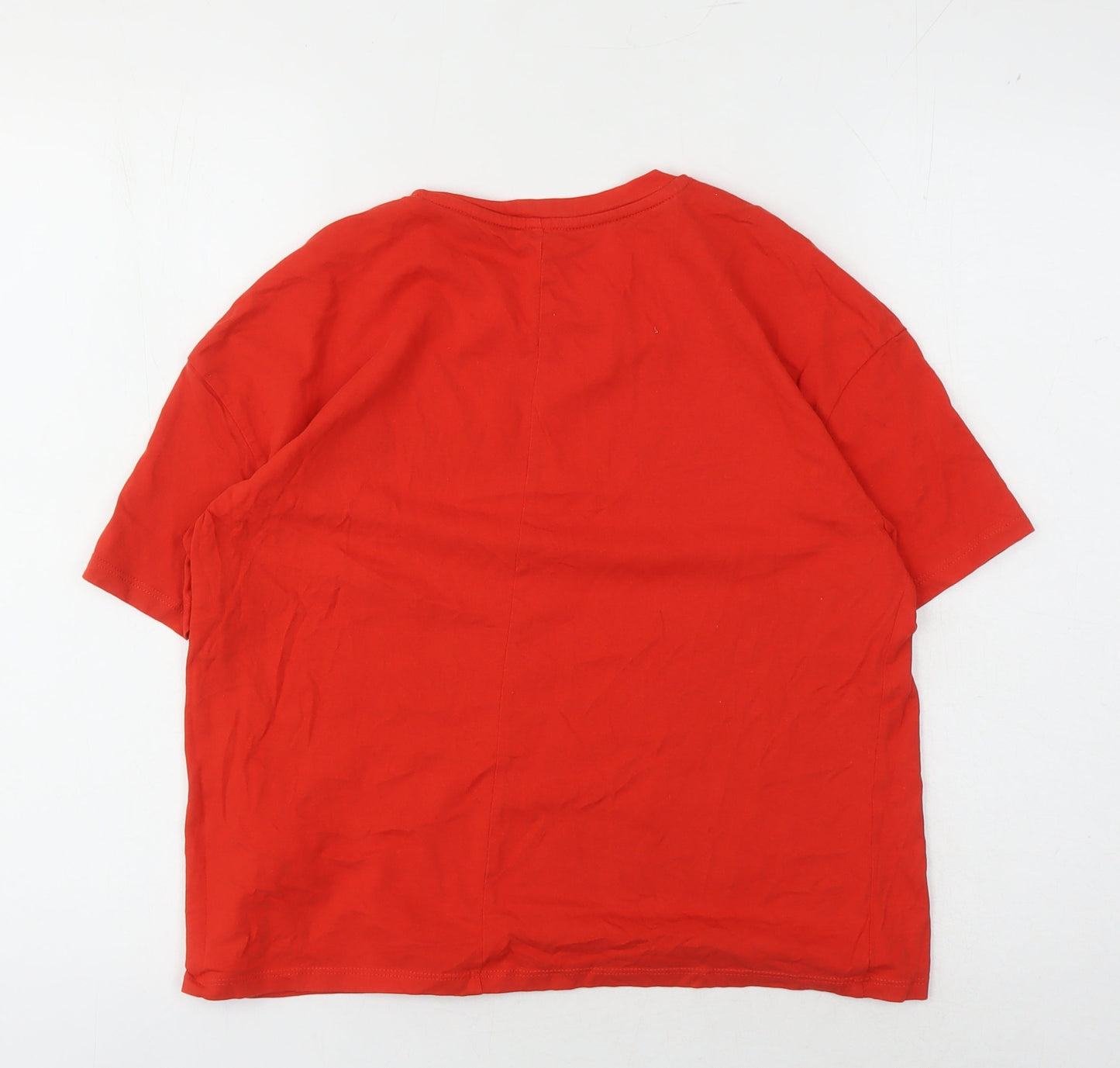 Womens UK Size S Only Red  T-Shirt