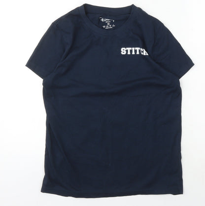 Teens UK Size XS Disney Blue Basic T-Shirt