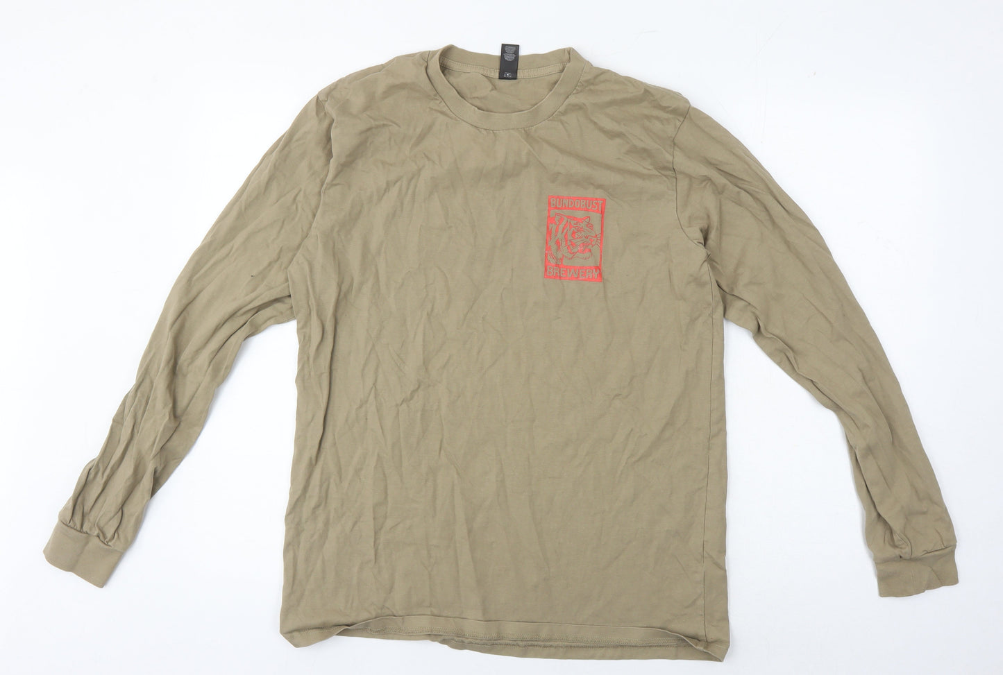 Mens UK Size M AS Colour Beige  T-Shirt