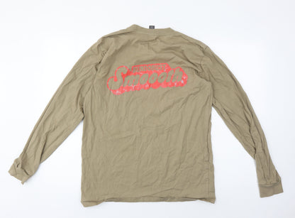 Mens UK Size M AS Colour Beige  T-Shirt