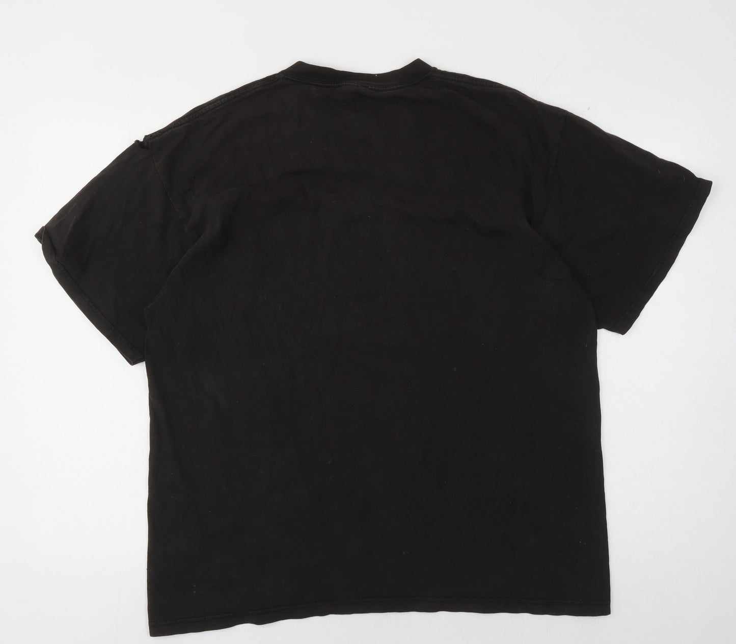 Nike Men's Black Logo T-Shirt, Size L, Cotton, Sports