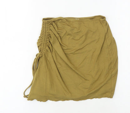 Mars The Label Women's Brown Short Pencil Skirt Size 6
