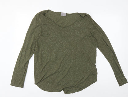 Womens UK Size XL VERO MODA Green Basic T-Shirt