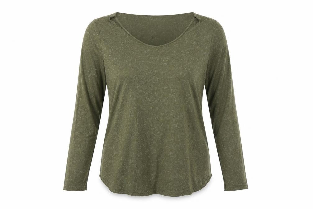 Womens UK Size XL VERO MODA Green Basic T-Shirt