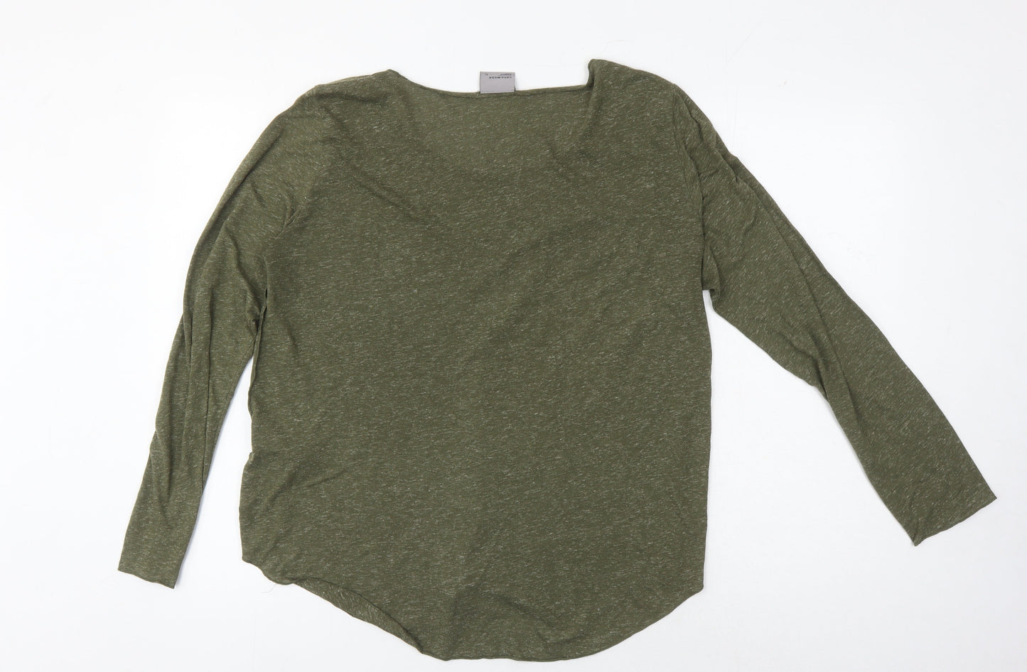 Womens UK Size XL VERO MODA Green Basic T-Shirt