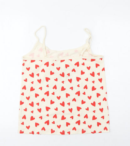 George Women's Ivory Mickey Tank - M
