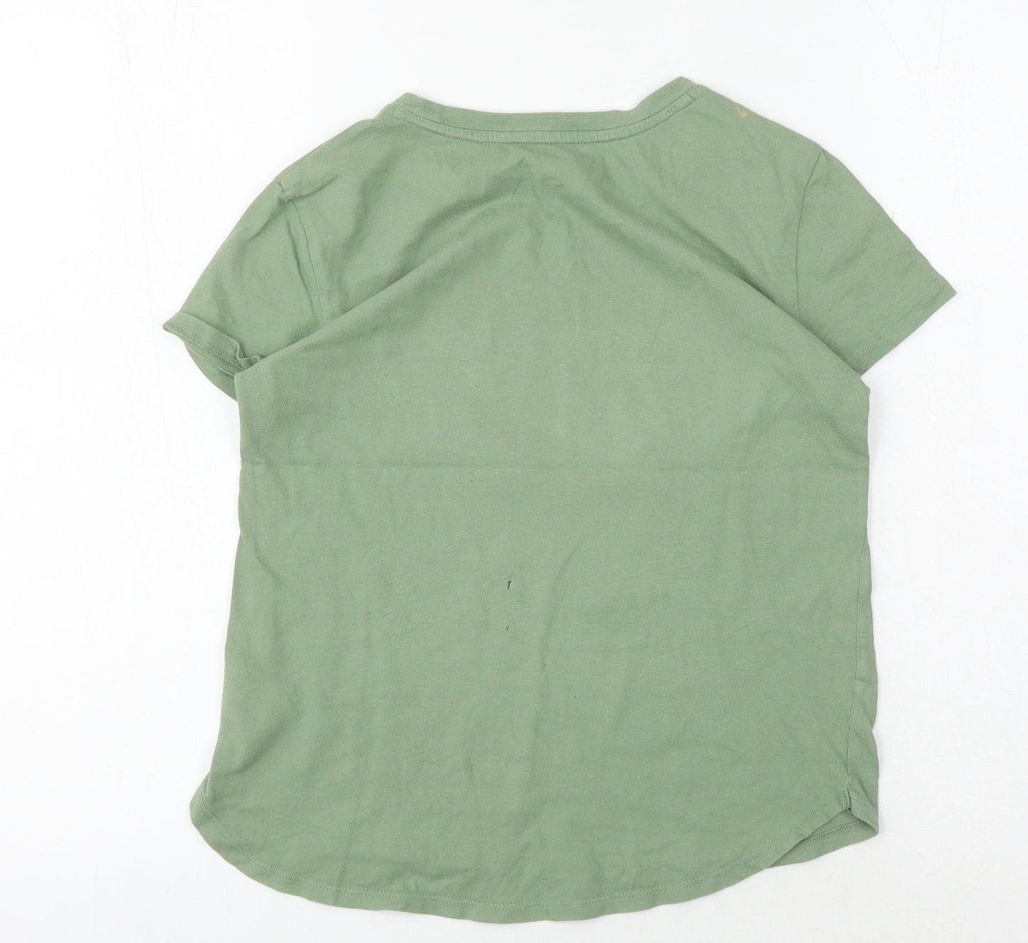 GAP Girls Green Star Sequin T-Shirt, 10-11 Years, Casual Fun