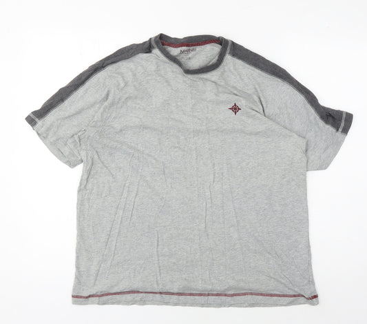 Maine New England Men's Grey Cotton T-Shirt M