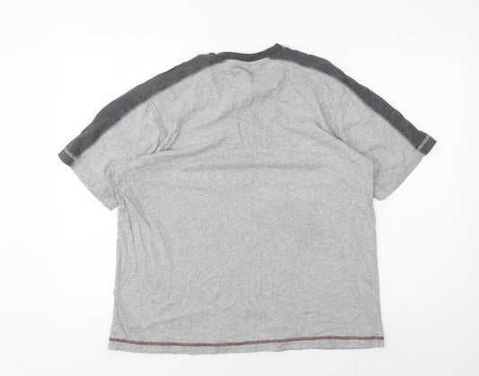 Maine New England Men's Grey Cotton T-Shirt M