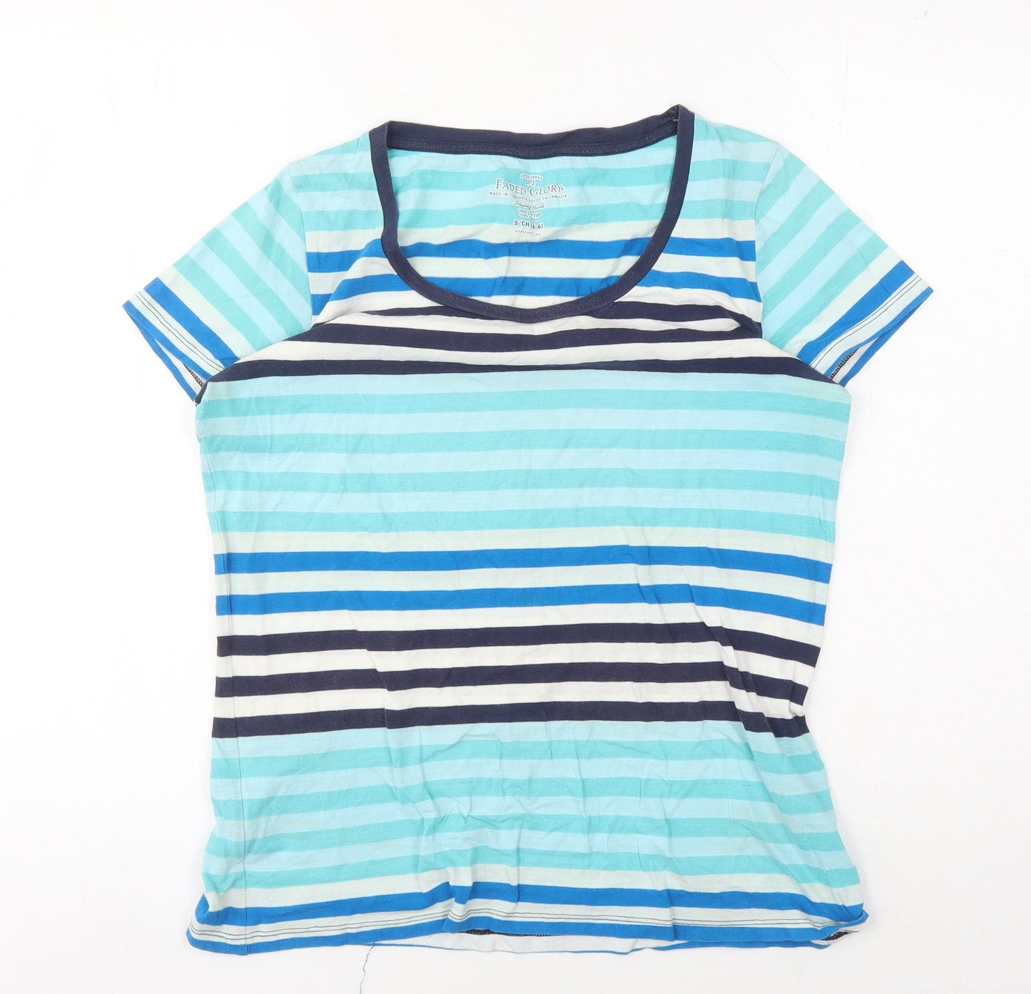 Womens UK Size S Faded Glory Multicoloured  T-Shirt