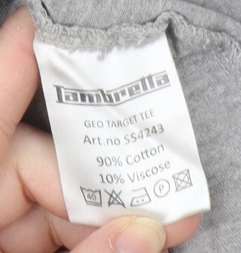 Lambretta Men's Grey XL Graphic Print T-Shirt