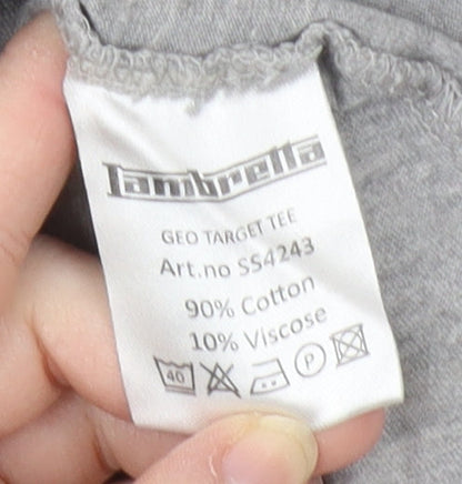 Lambretta Men's Grey XL Graphic Print T-Shirt