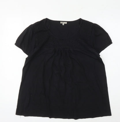 Womens UK Size 18 rogers+ROGERS Black Basic Blouse