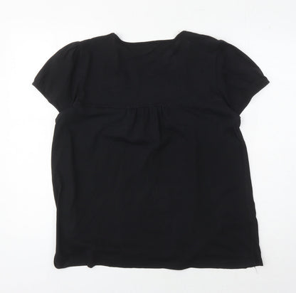 Womens UK Size 18 rogers+ROGERS Black Basic Blouse