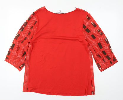 Womens UK Size 16 NEXT Red  Blouse