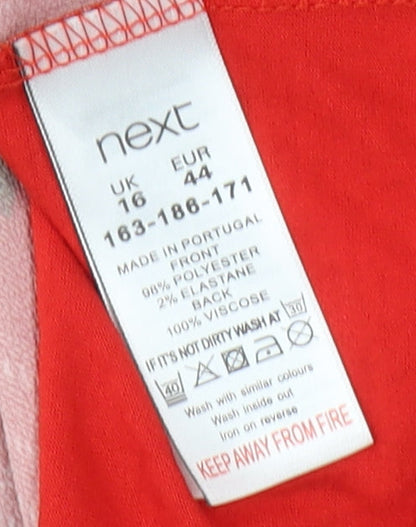 Womens UK Size 16 NEXT Red  Blouse