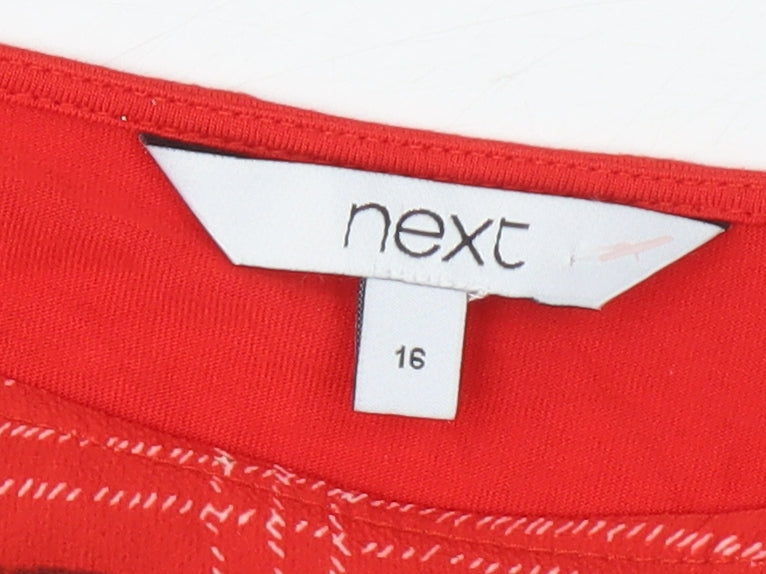Womens UK Size 16 NEXT Red  Blouse