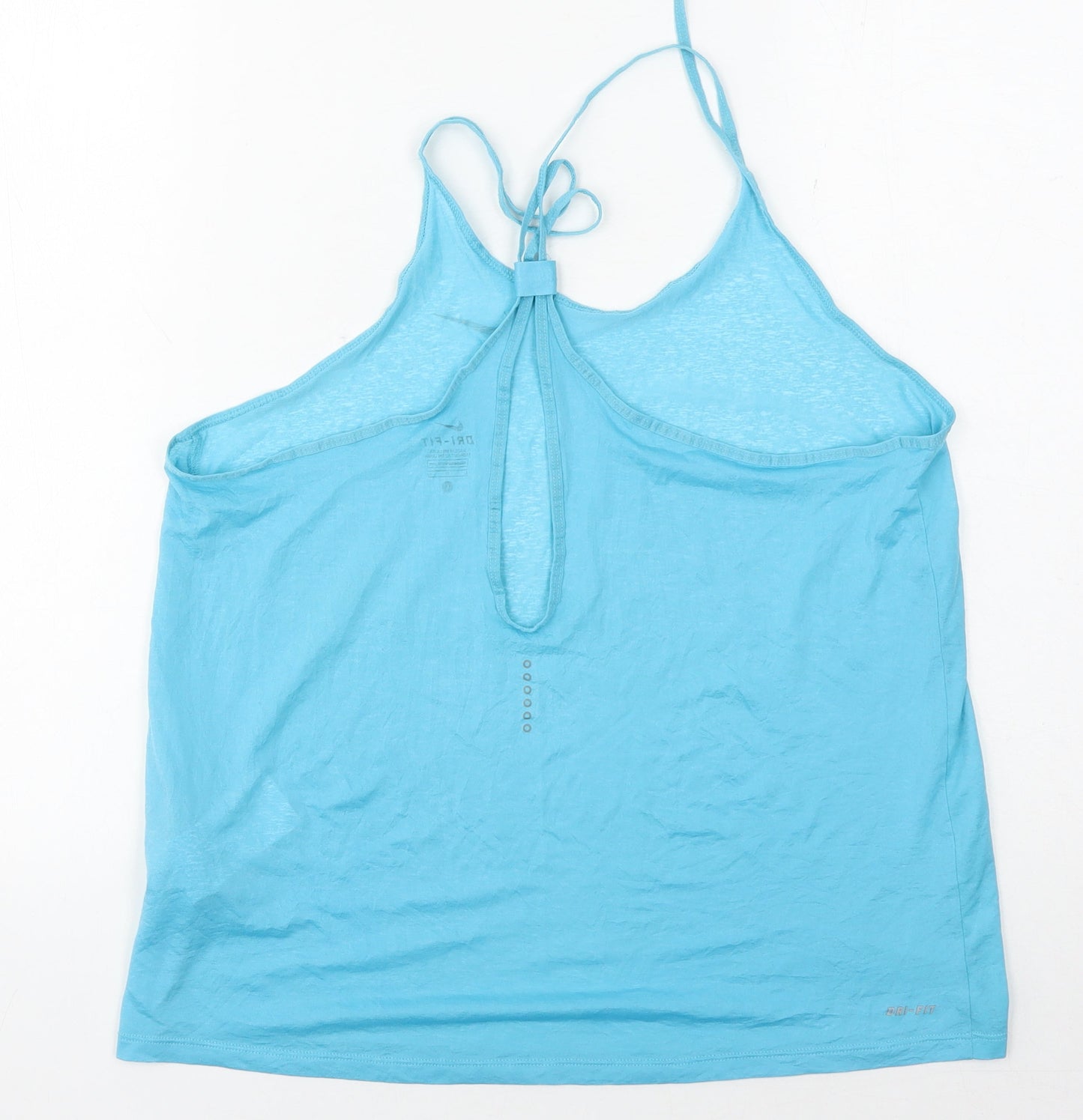 Nike Women's Blue Athletic Tank - Size L