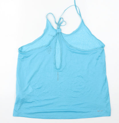 Nike Women's Blue Athletic Tank - Size L