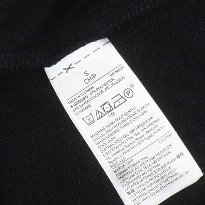 GAP Women's Black T-Shirt Dress, Size S