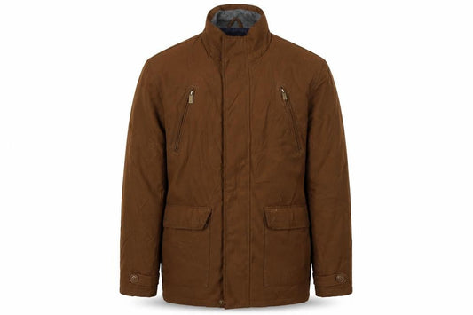 Mens UK Size M Aldon Brown Windbreaker Coat